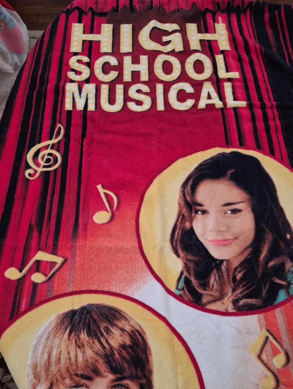 Red Plush Beach Towel